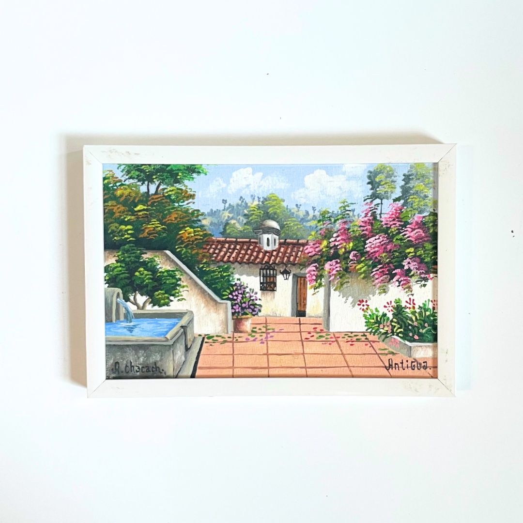 Courtyard: Original Painting