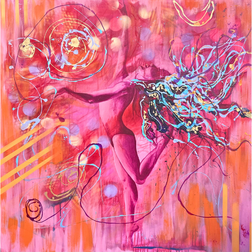 "Dancing It Out" by Katy Casillas-Gray - Physical Print