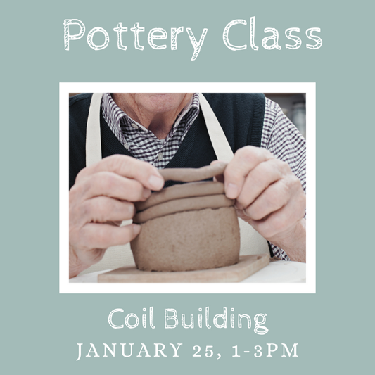 Coil Building Pottery Class