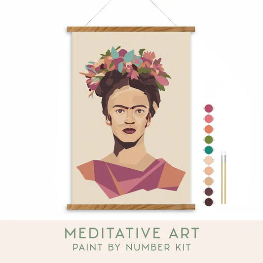 Frida Meditative Art Paint by Number Kit