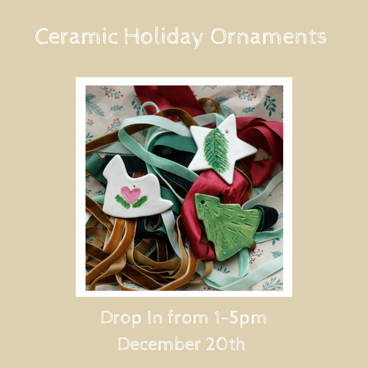 Paint A Holiday Ornament Drop-In