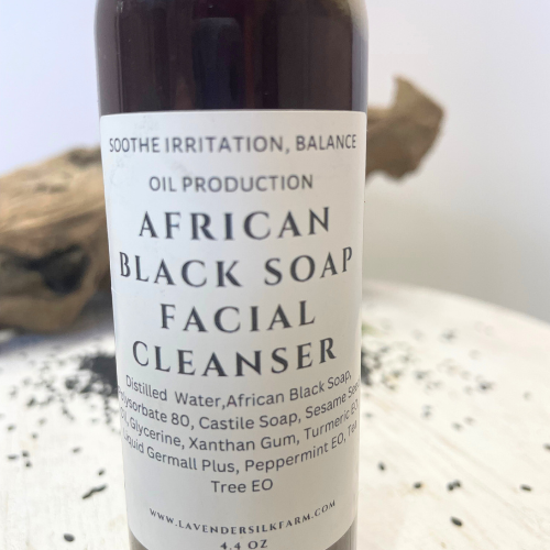 African Black Soap Facial Cleanser