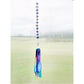 Mystic Breeze: Beaded Tassel Window Hanging in Blue, Green, and Purple