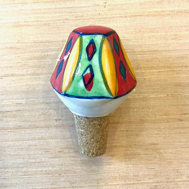 Hand-Painted Ceramic Wine Stopper