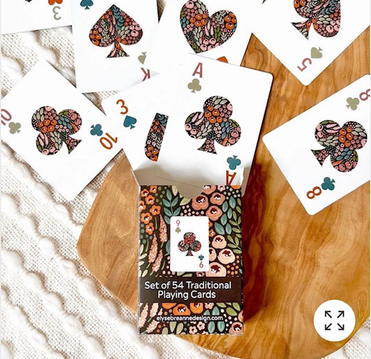 Floral Playing Cards