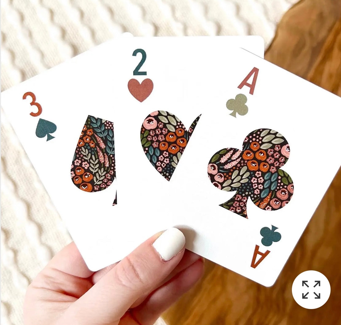 Floral Playing Cards