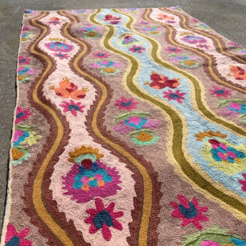 Embroidered Tapestry Rug